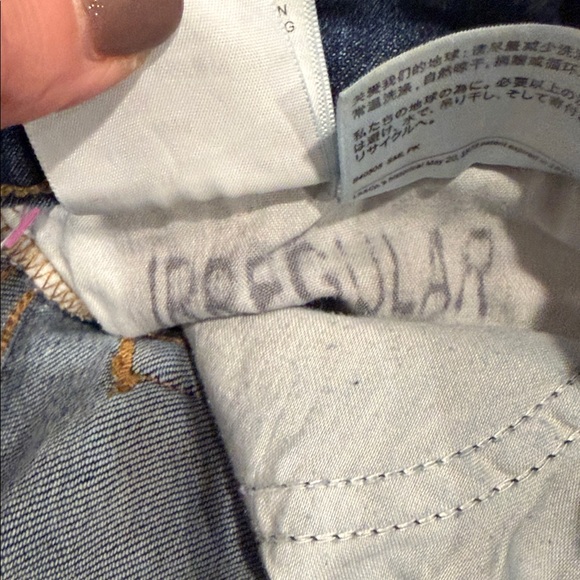 Levi’s 721 Altered High Rise Skinny Jeans Distressed Ankle Zip W28 L27 - Picture 7 of 9